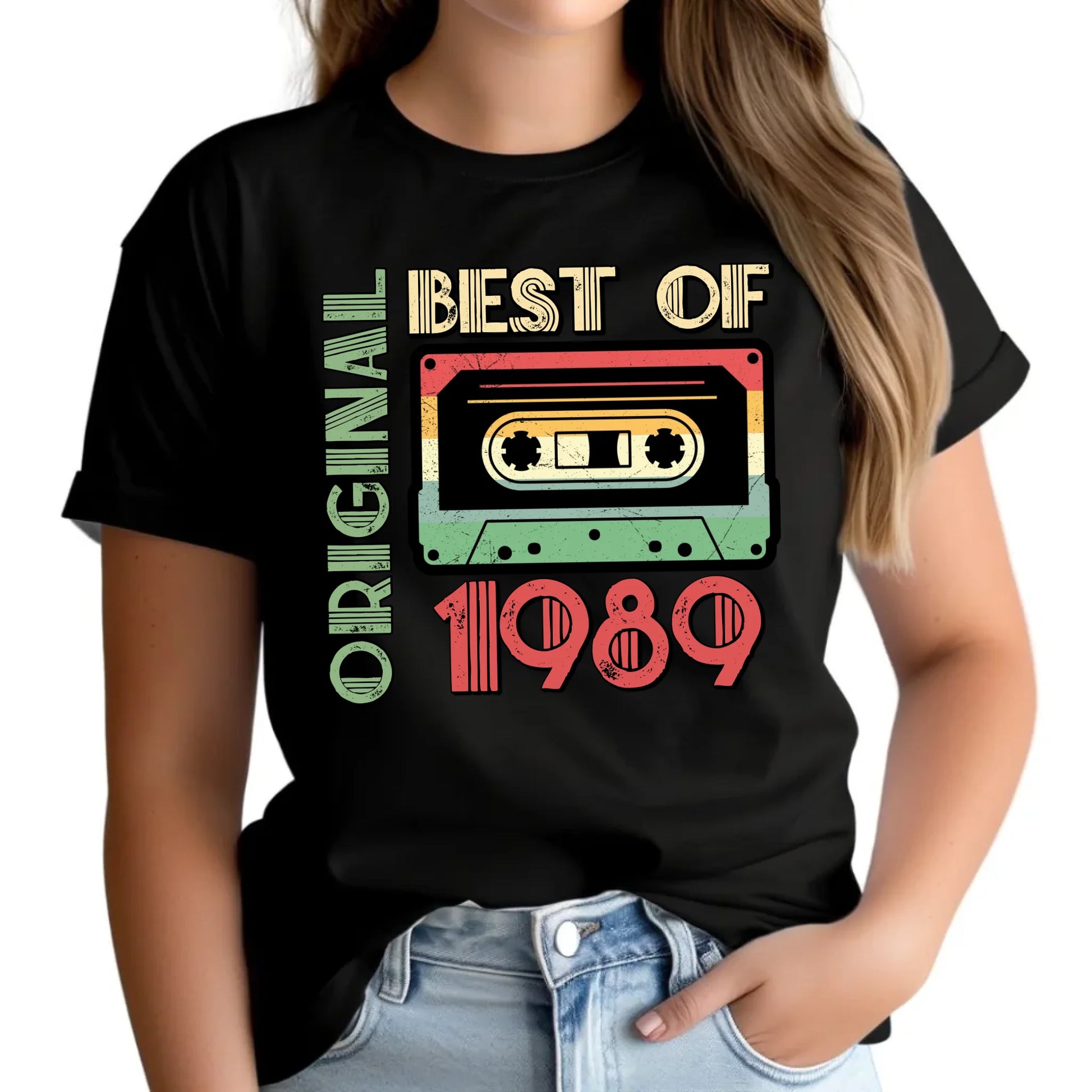 Original 1975 personalizacja | Koszulka damska prezent na urodziny U30 - StoryCups.pl