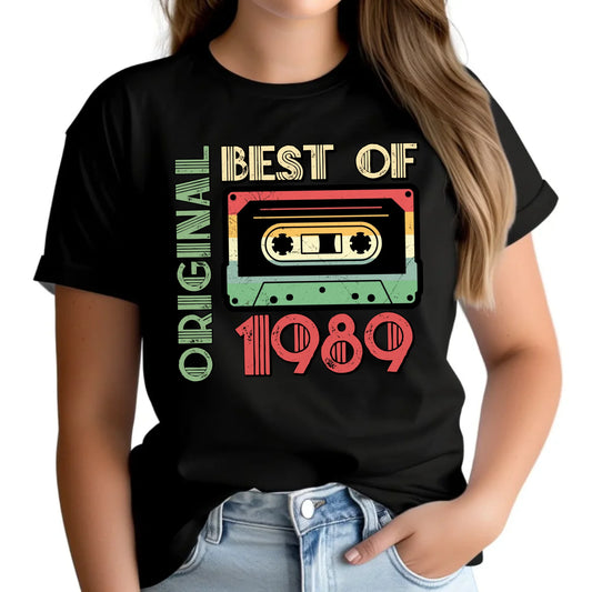 Original 1975 personalizacja | Koszulka damska prezent na urodziny U30 - StoryCups.pl