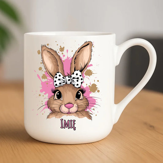 Kubek elegant na Wielkanoc - Słodki Zajączek - personalizowany WN08 - StoryCups.pl