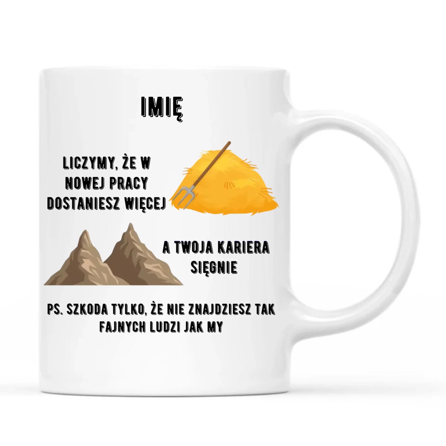 Kubek na odejście z pracy - Nie znajdziesz tak fajnych ludzi jak my - personalizowany OP04 - StoryCups.pl