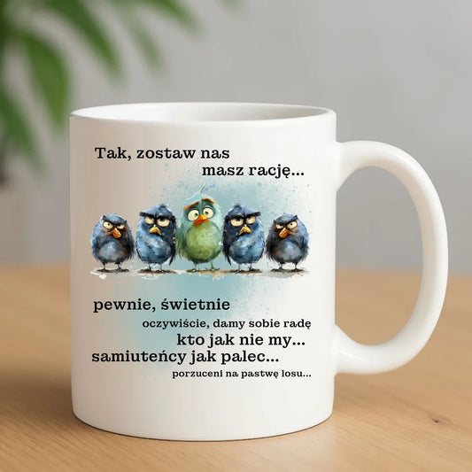 Kubek na odejście z pracy - Tak, zostaw nas OP06 - StoryCups.pl