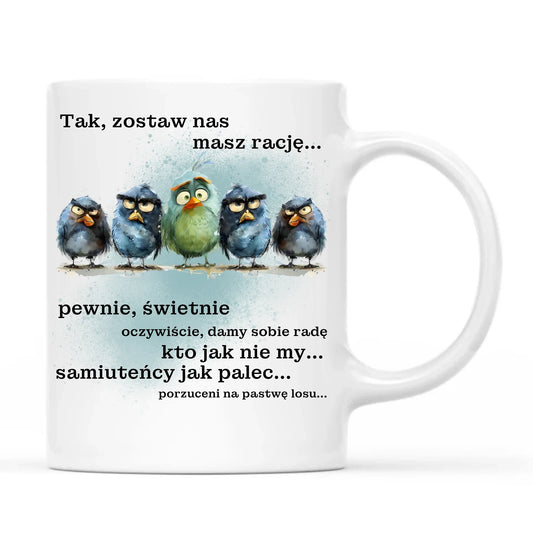 Kubek na odejście z pracy - Tak, zostaw nas OP06 - StoryCups.pl