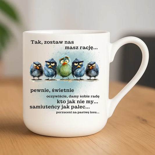 Kubek elegant na odejście z pracy - Tak, zostaw nas OP06 - StoryCups.pl