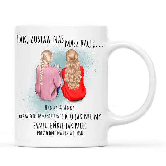 Kubek na odejście z pracy - prezent od koleżanek - 2-5 osób personalizowany OP16 - StoryCups.pl