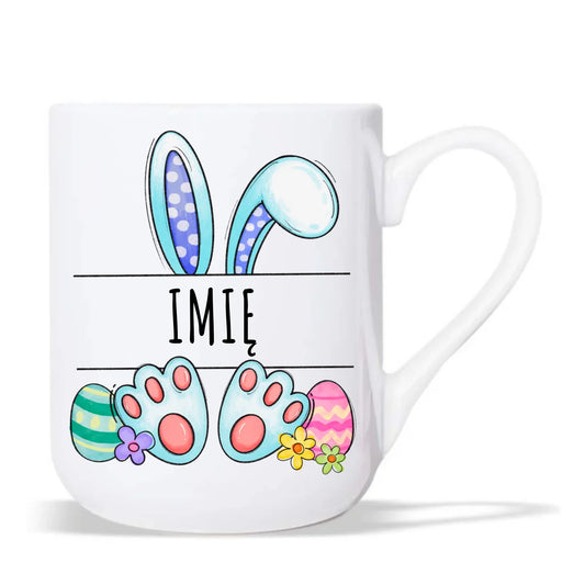 Kubek elegant dla dziecka na Wielkanoc - Zajączek - personalizowany WN14 - StoryCups.pl
