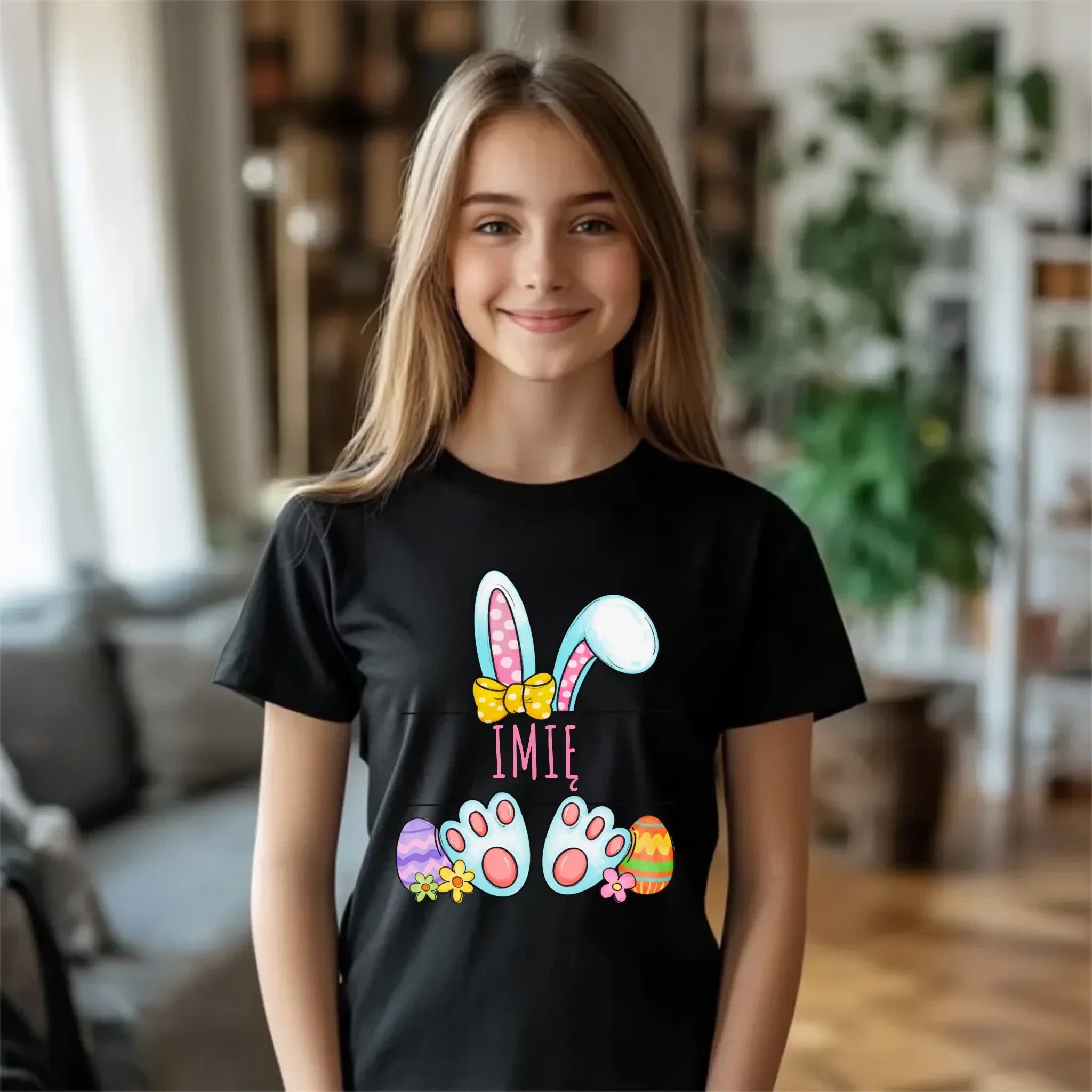 Koszulka dziecięca wielkanocna dla dziecka - Zajączek - personalizowana WN15 - StoryCups.pl