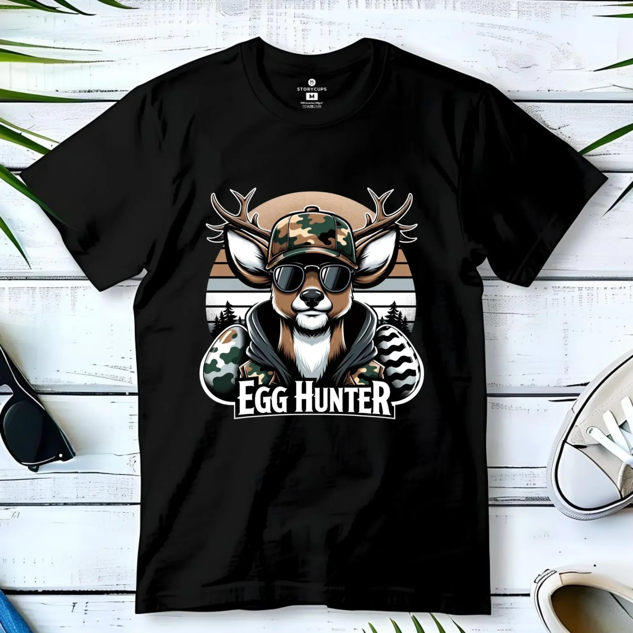Koszulka dziecięca wielkanocna - Jeleń Survival Egg hunter WN19 - StoryCups.pl