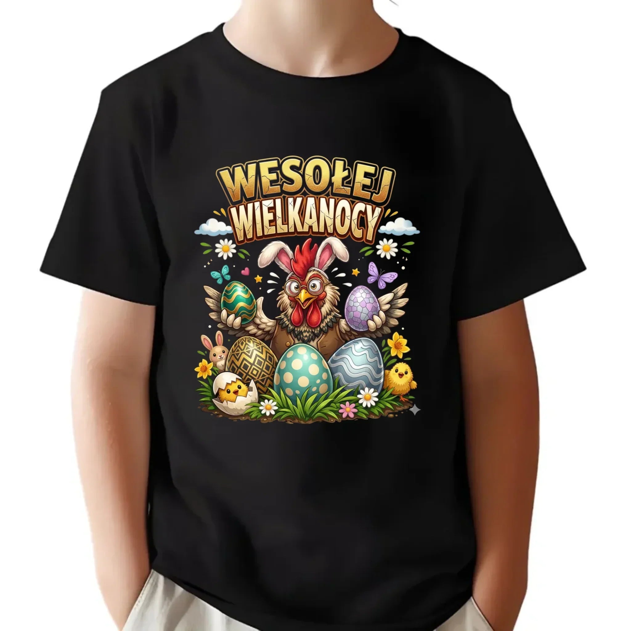 Koszulka dziecięca wielkanocna - Wesołej Wielkanocy WN20 - StoryCups.pl