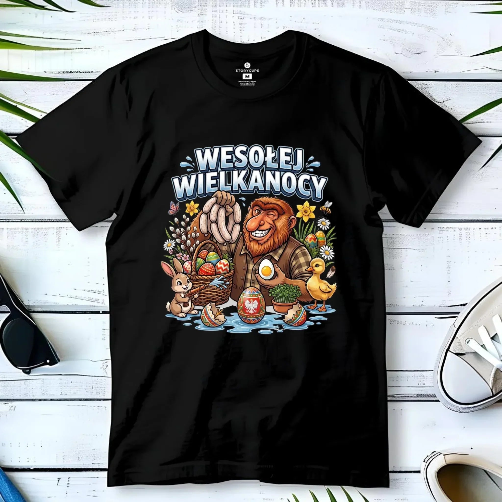 Koszulka dziecięca wielkanocna - Janusz Nosacz - Wesołej Wielkanocy WN21 - StoryCups.pl