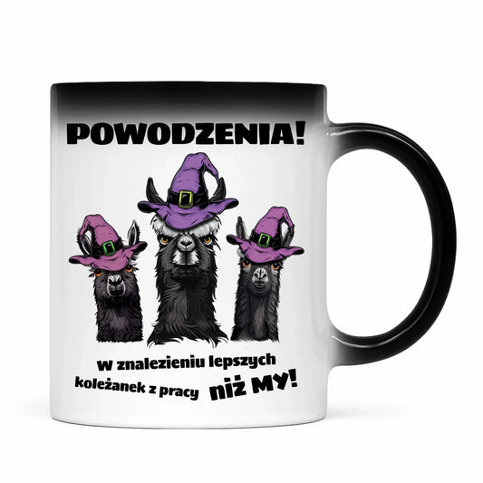 Kubek magiczny na odejście z pracy - Powodzenia w znalezieniu lepszych koleżanek OP07