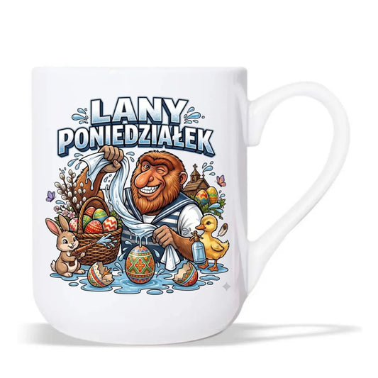 Kubek elegant wielkanocny - Lany poniedziałek Janusz Nosacz WN38 - StoryCups.pl