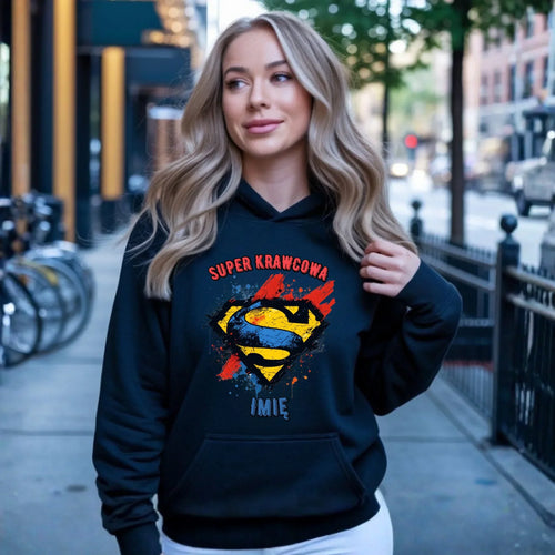 Bluza damska z kapturem szyciowa dla krawcowej - Super Krawcowa HS36 - StoryCups.pl