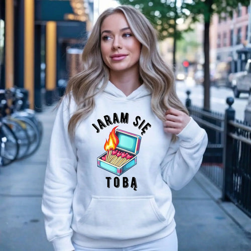 Bluza damska z kapturem - Jaram się Tobą W39 - StoryCups.pl