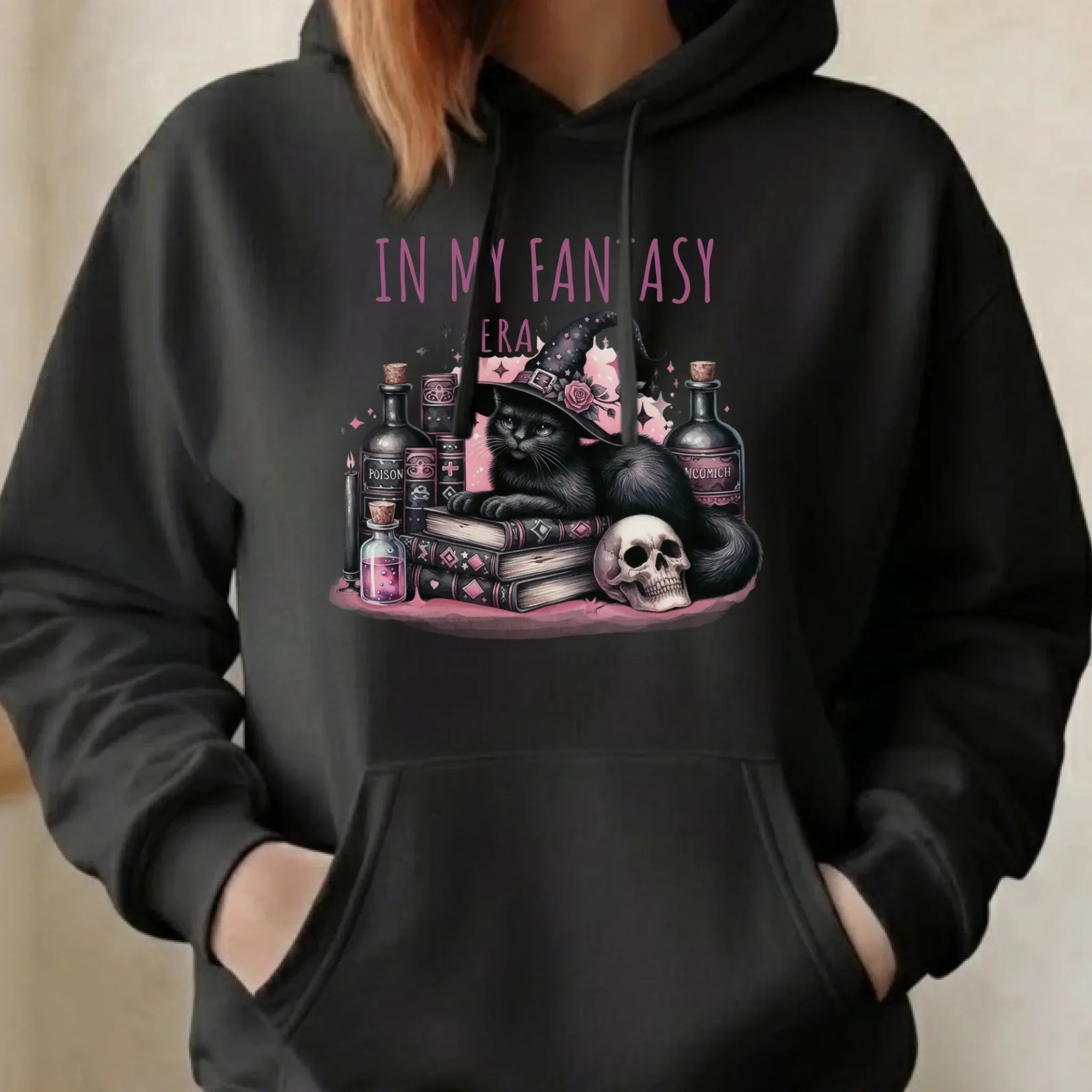 Bluza damska z kapturem na Halloween - In my fantasy era HL04 - StoryCups.pl