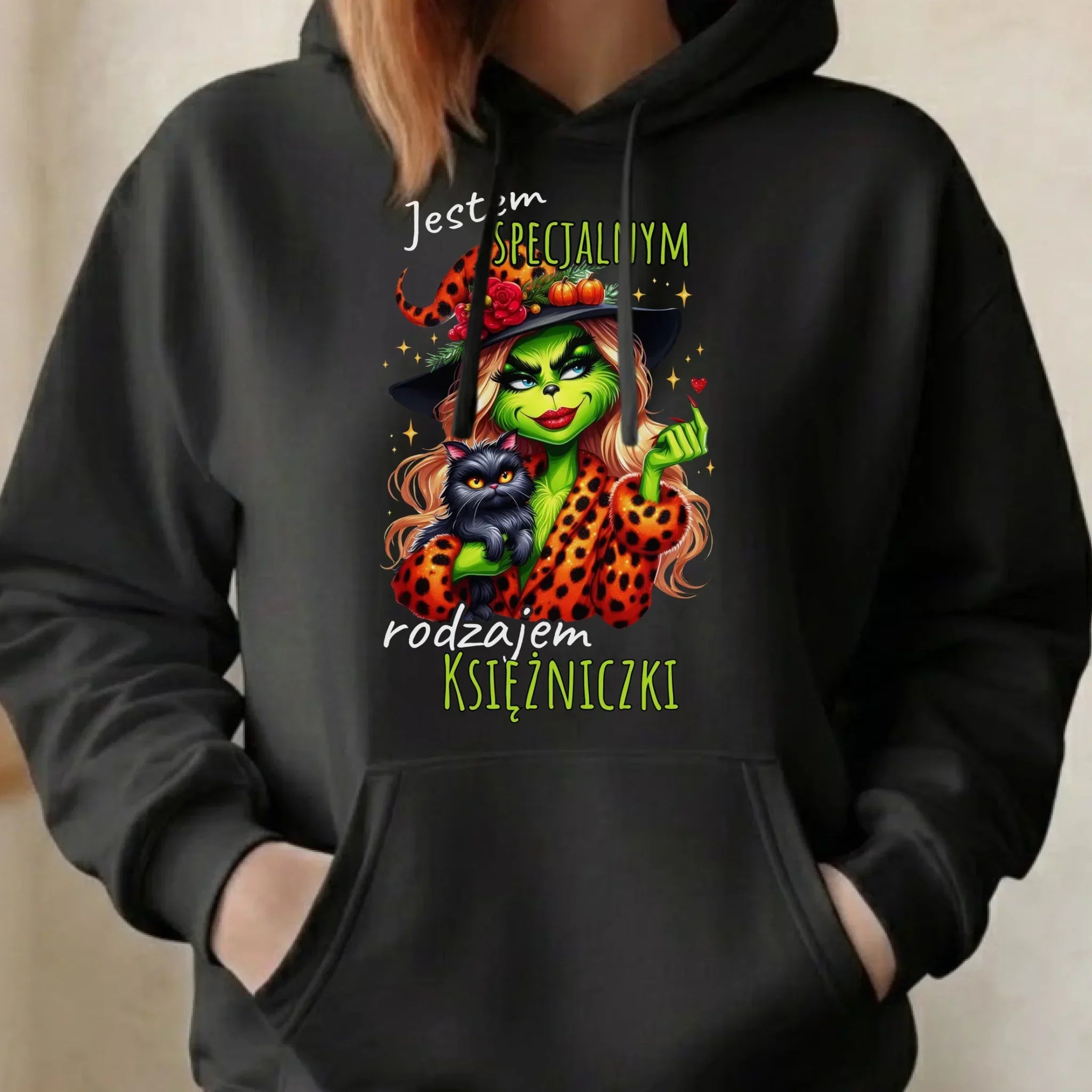 Bluza damska z kapturem - Specjalna księżniczka - Wiedźma HL22 - StoryCups.pl
