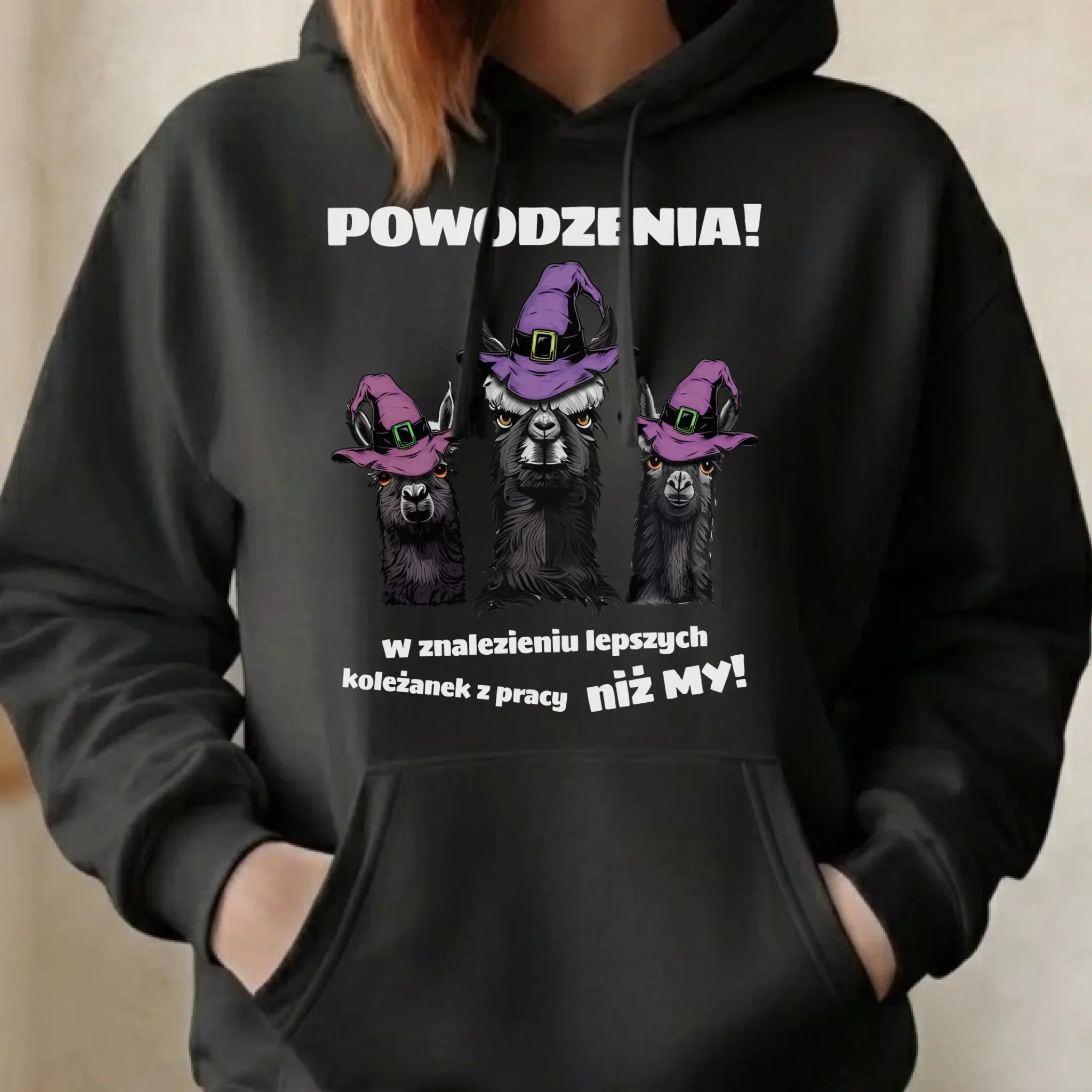 Bluza damska z kapturem na odejście z pracy - Powodzenia w znalezieniu lepszych koleżanek OP07 - StoryCups.pl