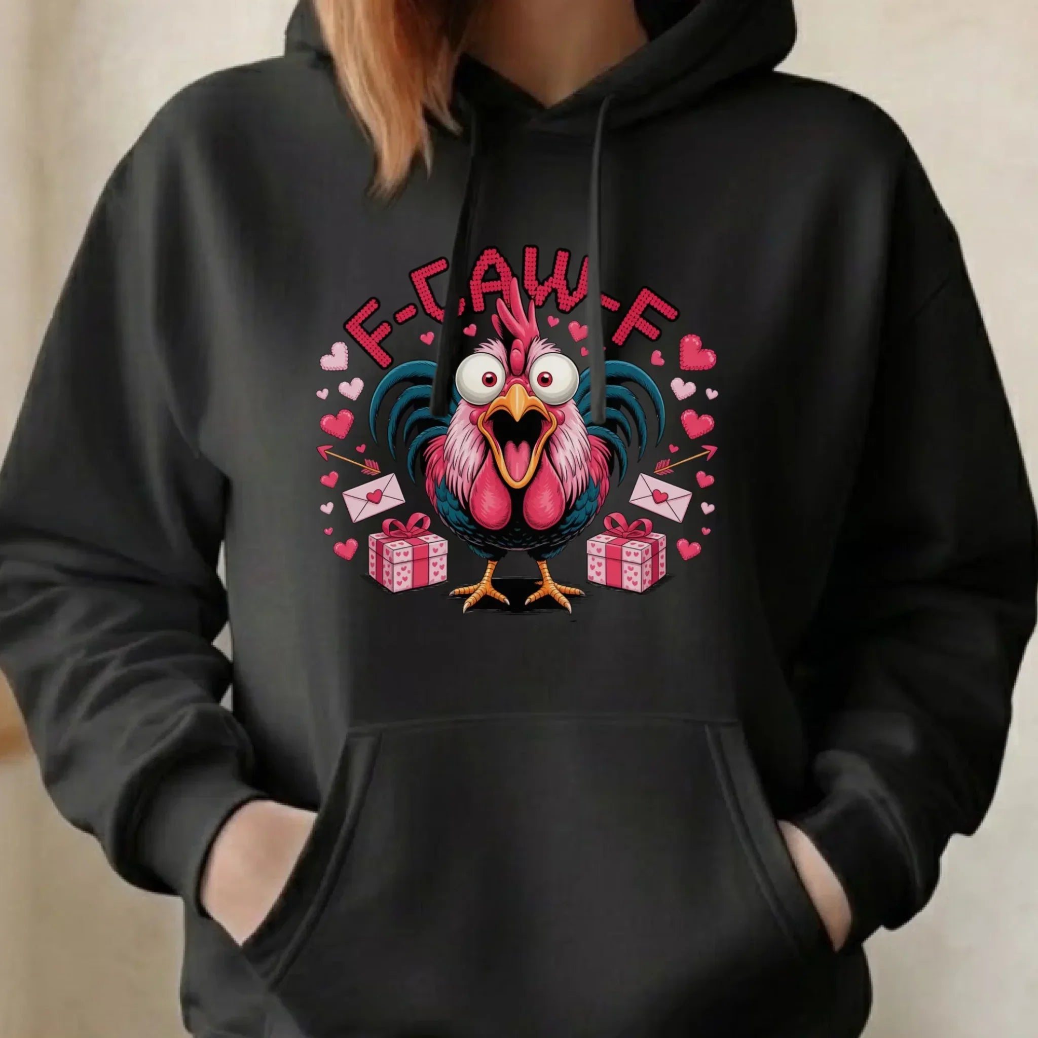Bluza damska z kapturem - F-CAW-F W73 - StoryCups.pl