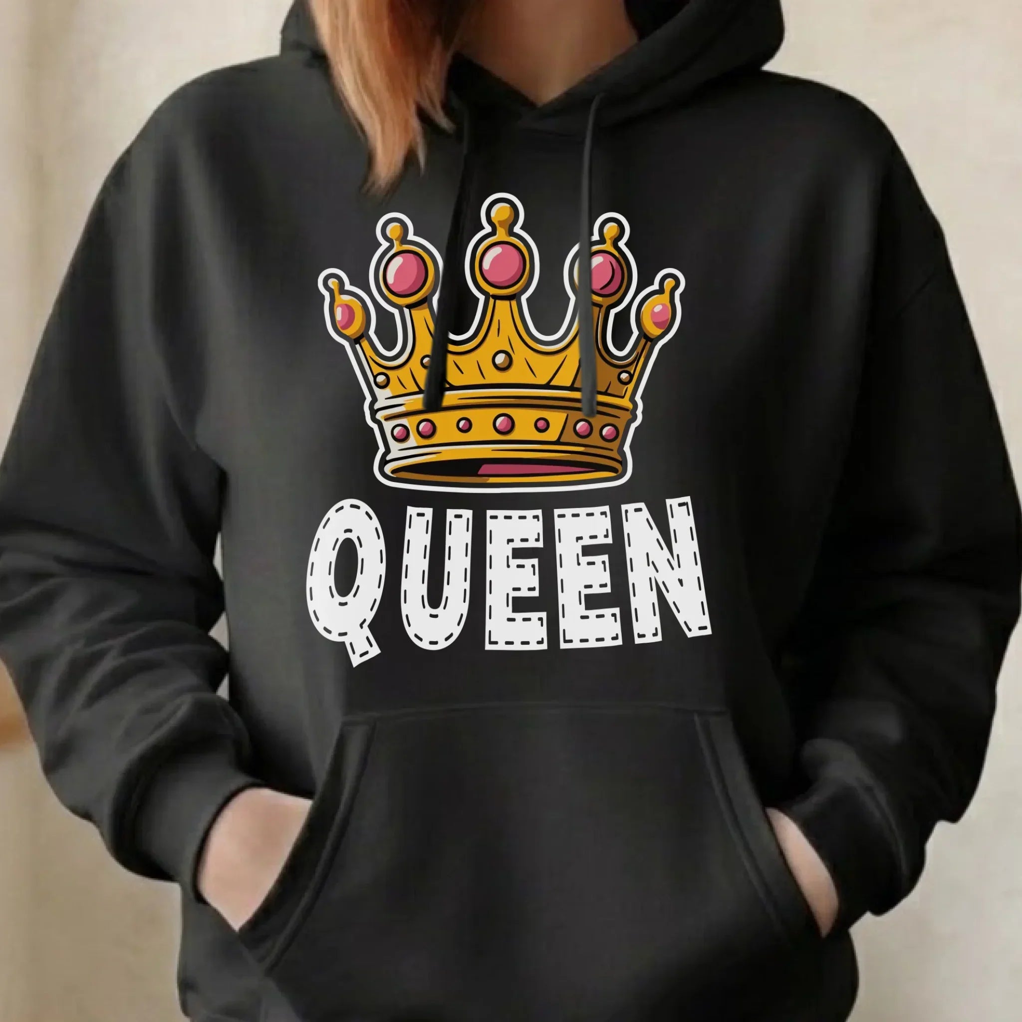Bluza damska z kapturem - Queen W41 - StoryCups.pl
