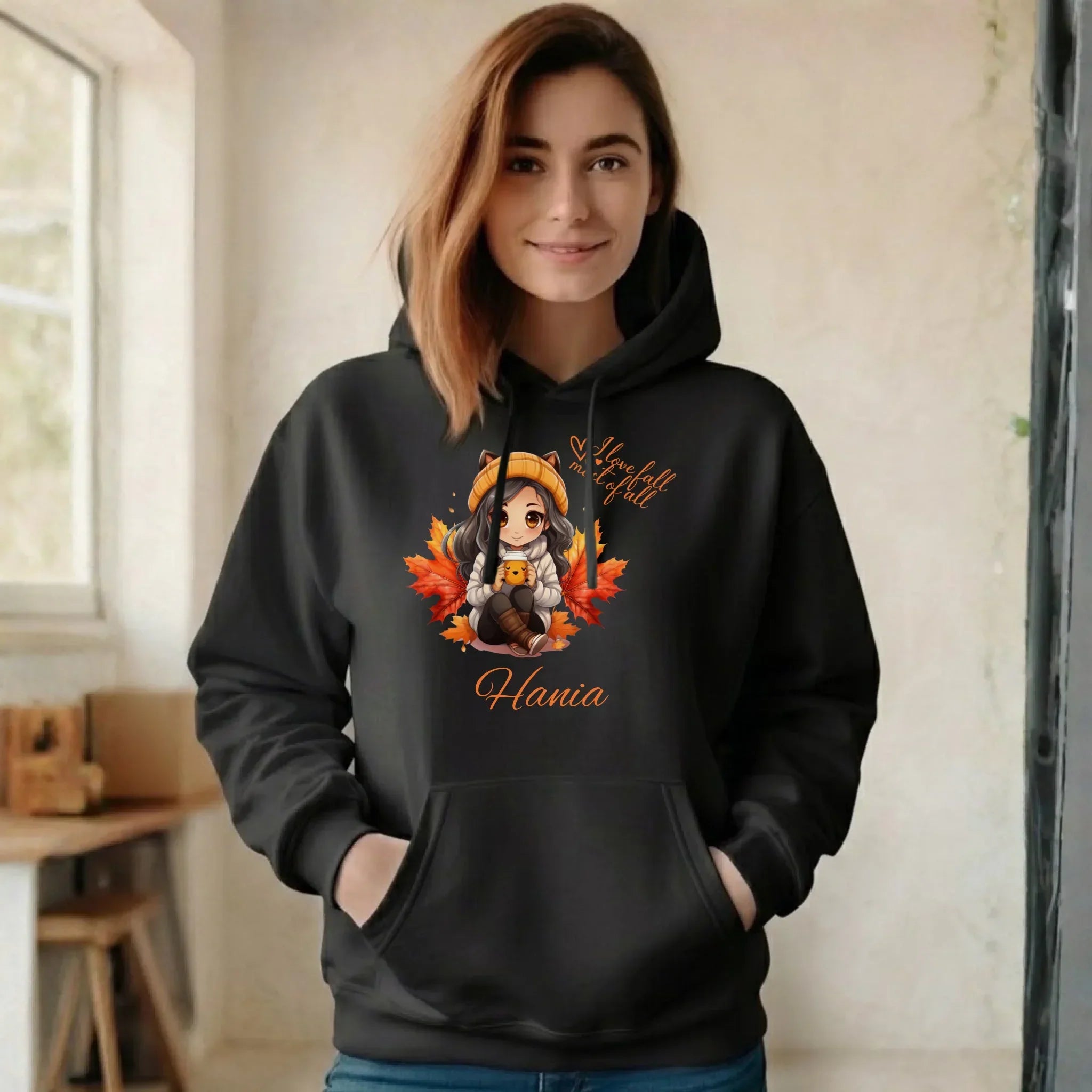 Bluza damska z kapturem jesieniara - Anime - personalizowana JS06 - StoryCups.pl