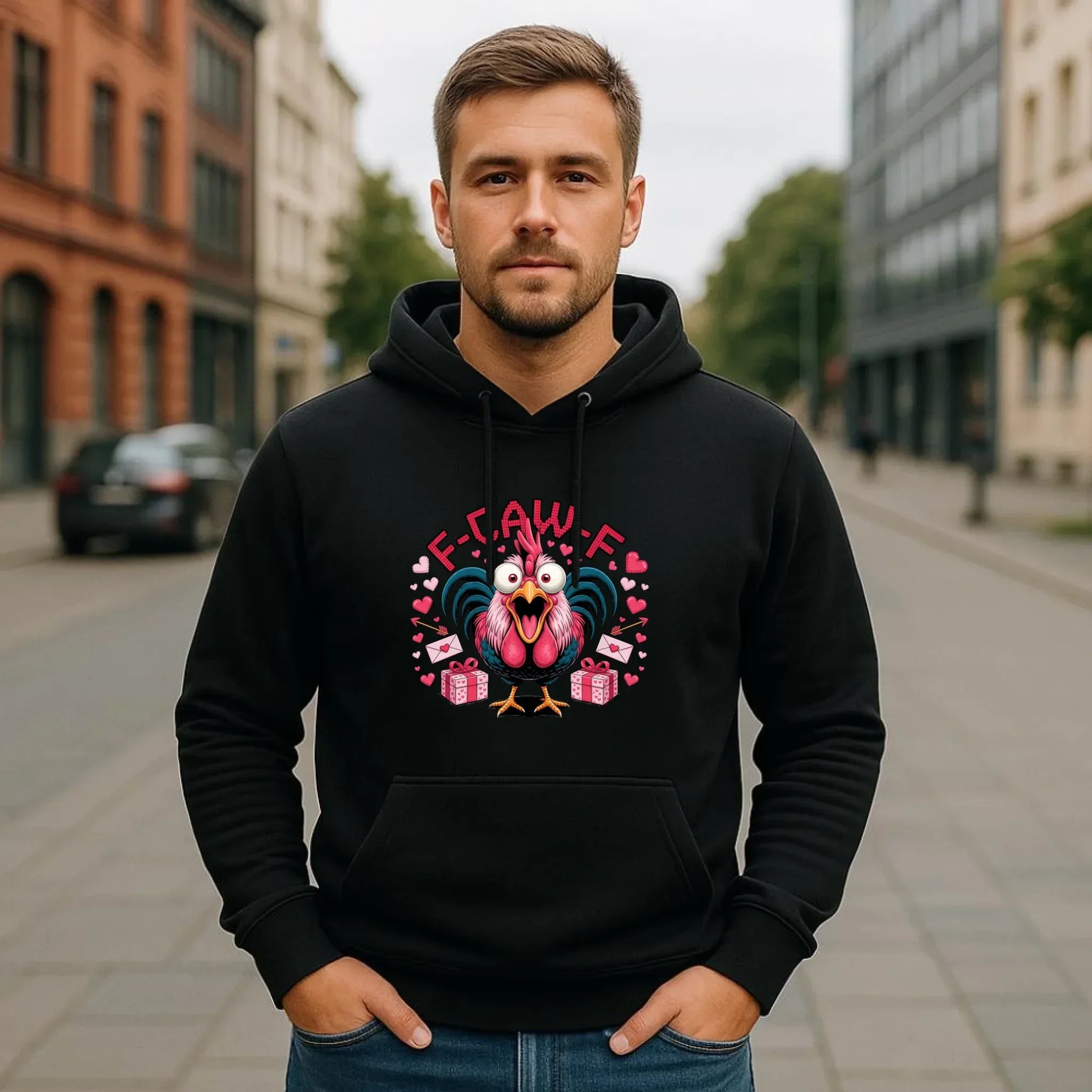 Bluza męska z kapturem - F-CAW-F W73 - StoryCups.pl