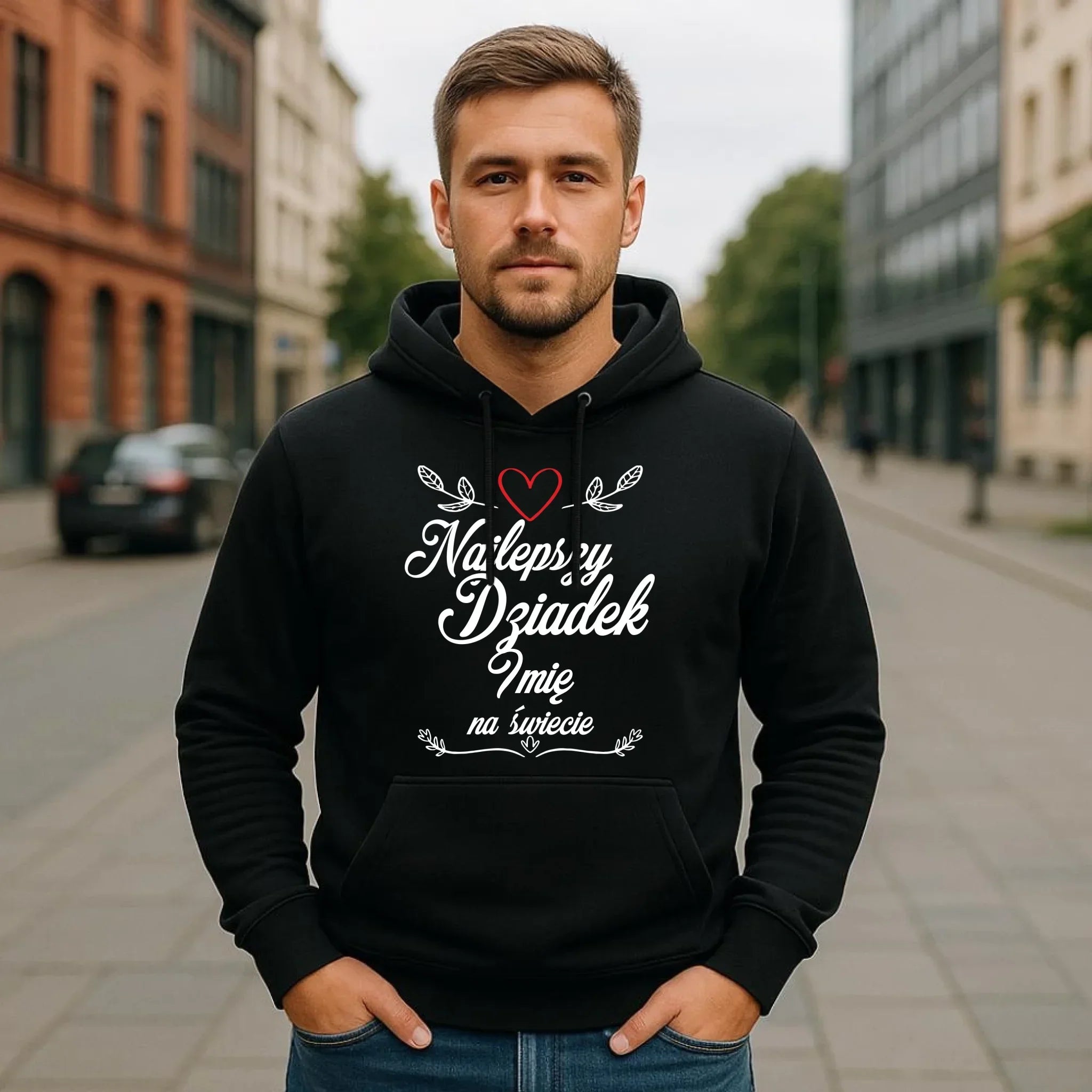 Bluza z kapturem dla dziadka - Najlepszy dziadek na Świecie - personalizowana D12 - StoryCups.pl