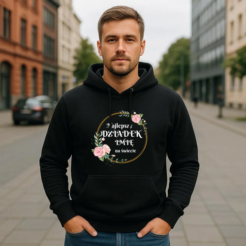 Bluza z kapturem - Najlepszy dziadek na Świecie - personalizowana D04 - StoryCups.pl