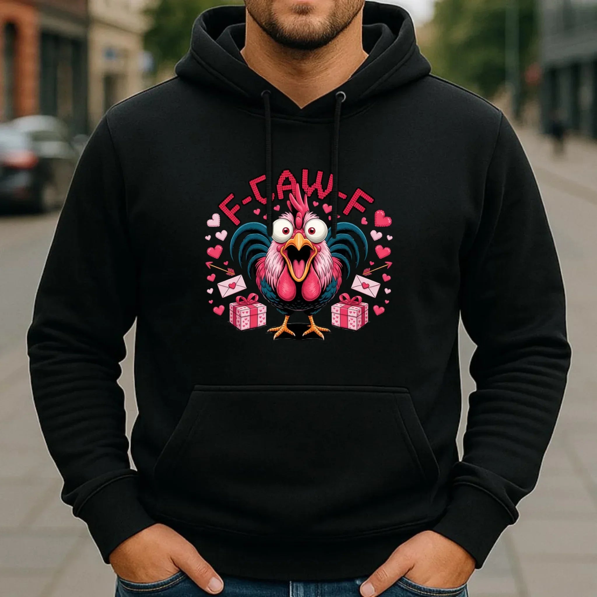 Bluza męska z kapturem - F-CAW-F W73 - StoryCups.pl