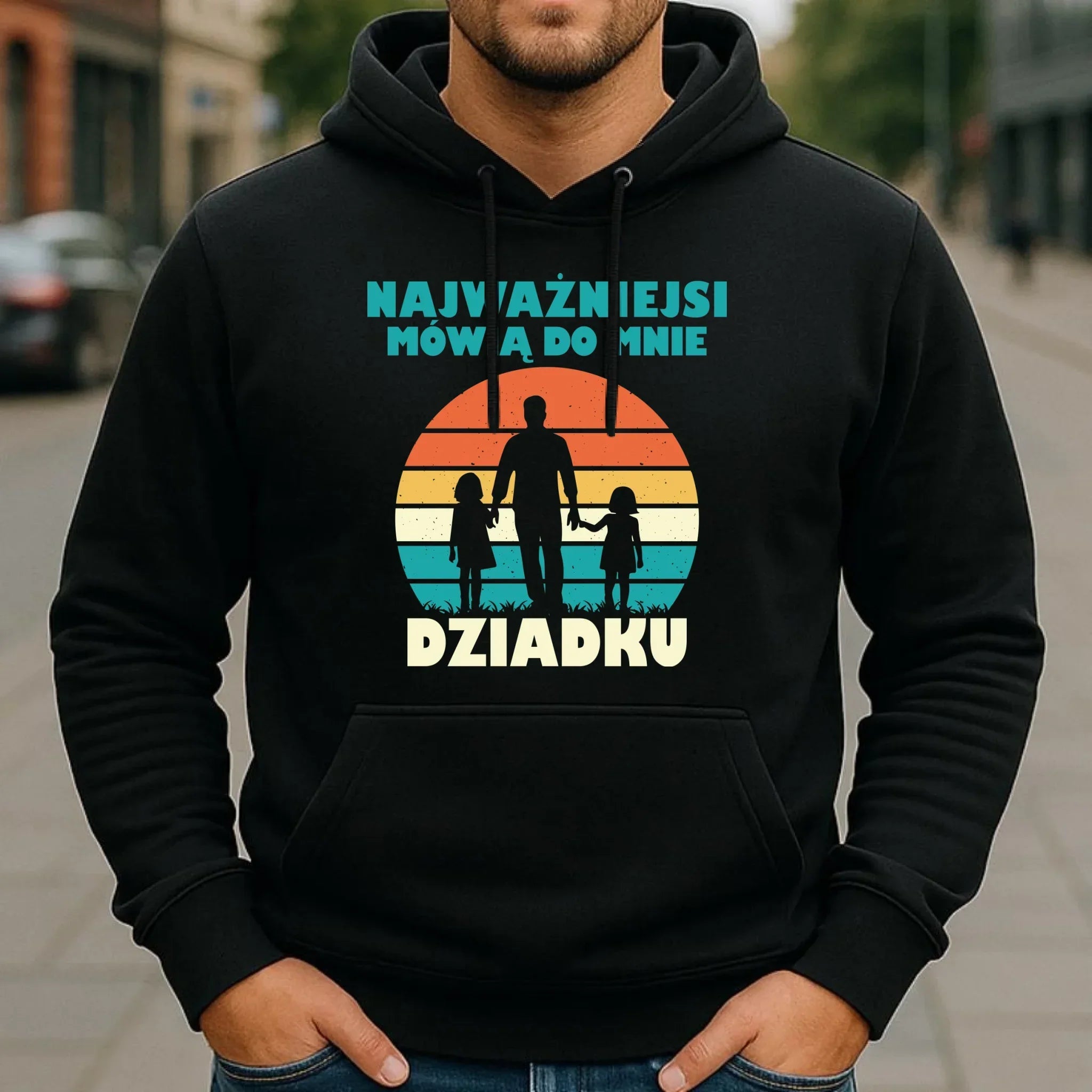 Bluza z kapturem dla dziadka - Najważniejsi mówią do mnie dziadku D34 - StoryCups.pl