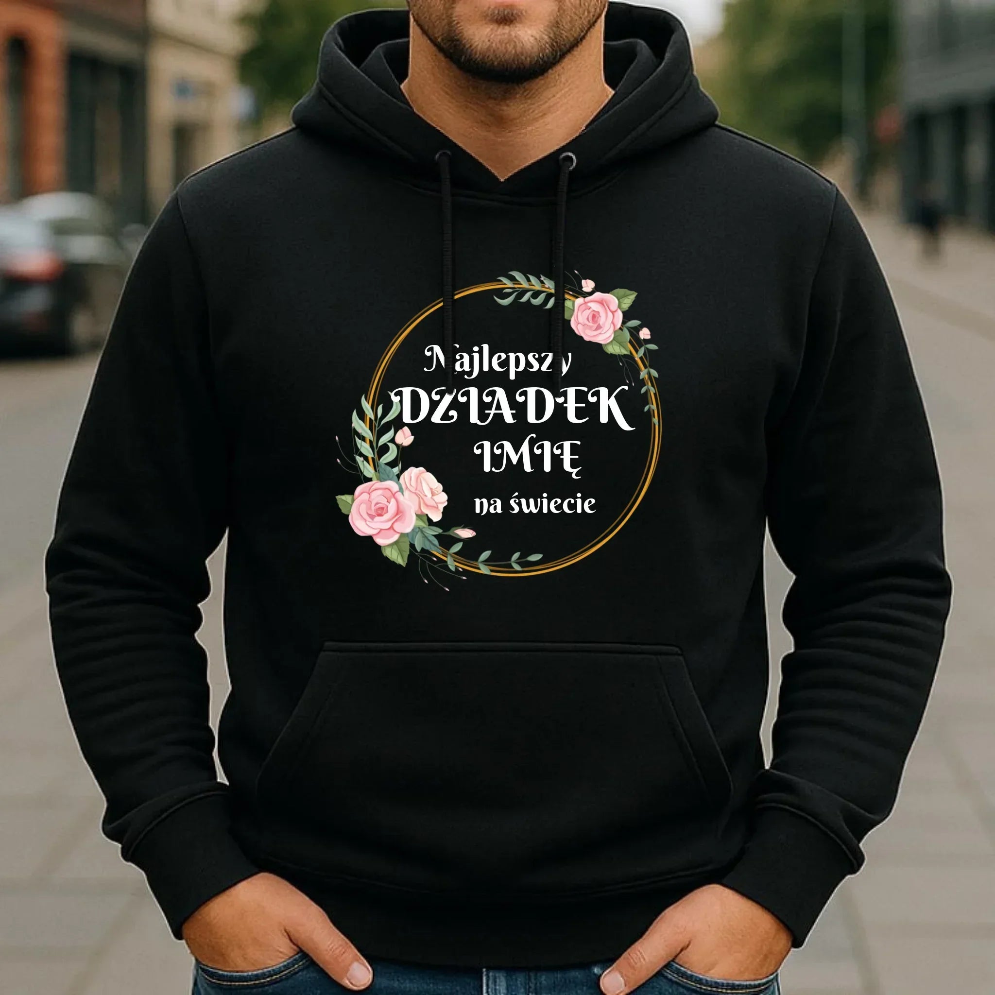Bluza z kapturem - Najlepszy dziadek na Świecie - personalizowana D04 - StoryCups.pl