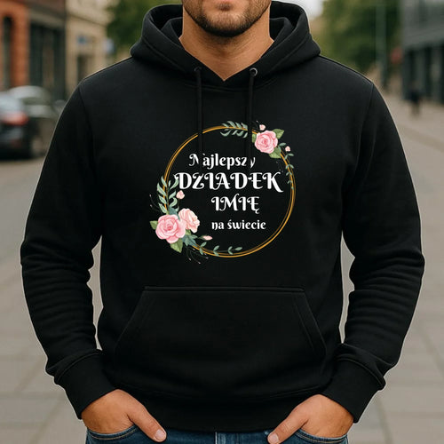 Bluza z kapturem - Najlepszy dziadek na Świecie - personalizowana D04 - StoryCups.pl