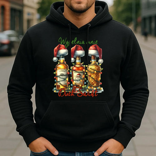 Bluza męska z kapturem świąteczna - Wypełnia mnie Duch Świąt BN69 - StoryCups.pl