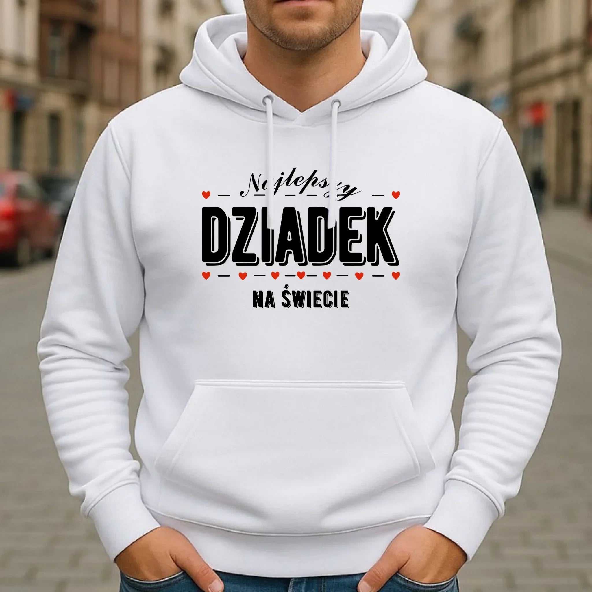 Bluza z kapturem dla dziadka - Najlepszy dziadek na świecie D23 - StoryCups.pl