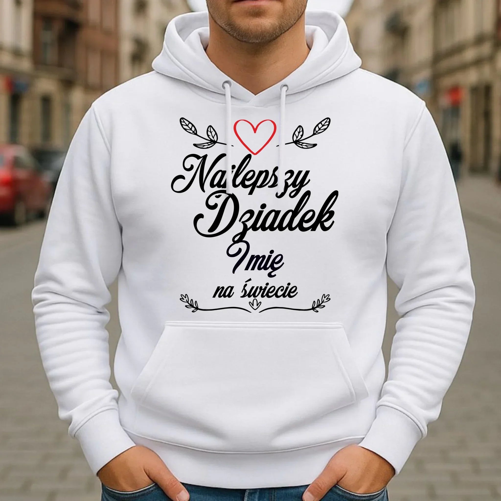 Bluza z kapturem dla dziadka - Najlepszy dziadek na Świecie - personalizowana D12 - StoryCups.pl