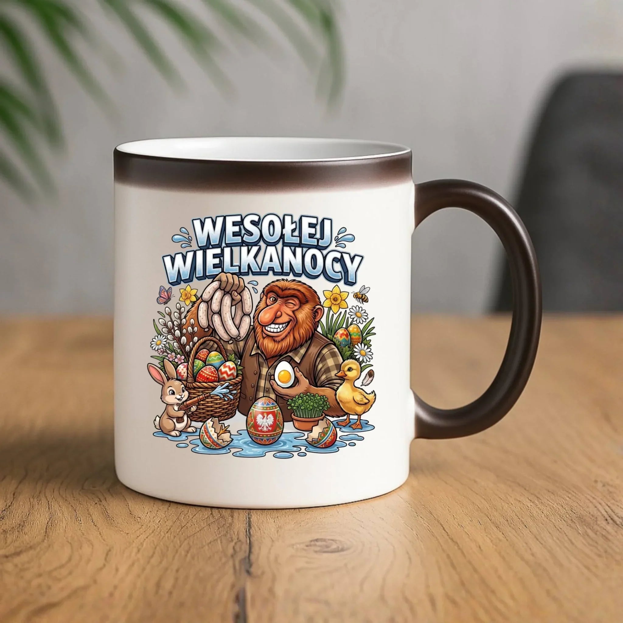 Kubek magiczny wielkanocny - Janusz Nosacz - Wesołej Wielkanocy WN21 - StoryCups.pl