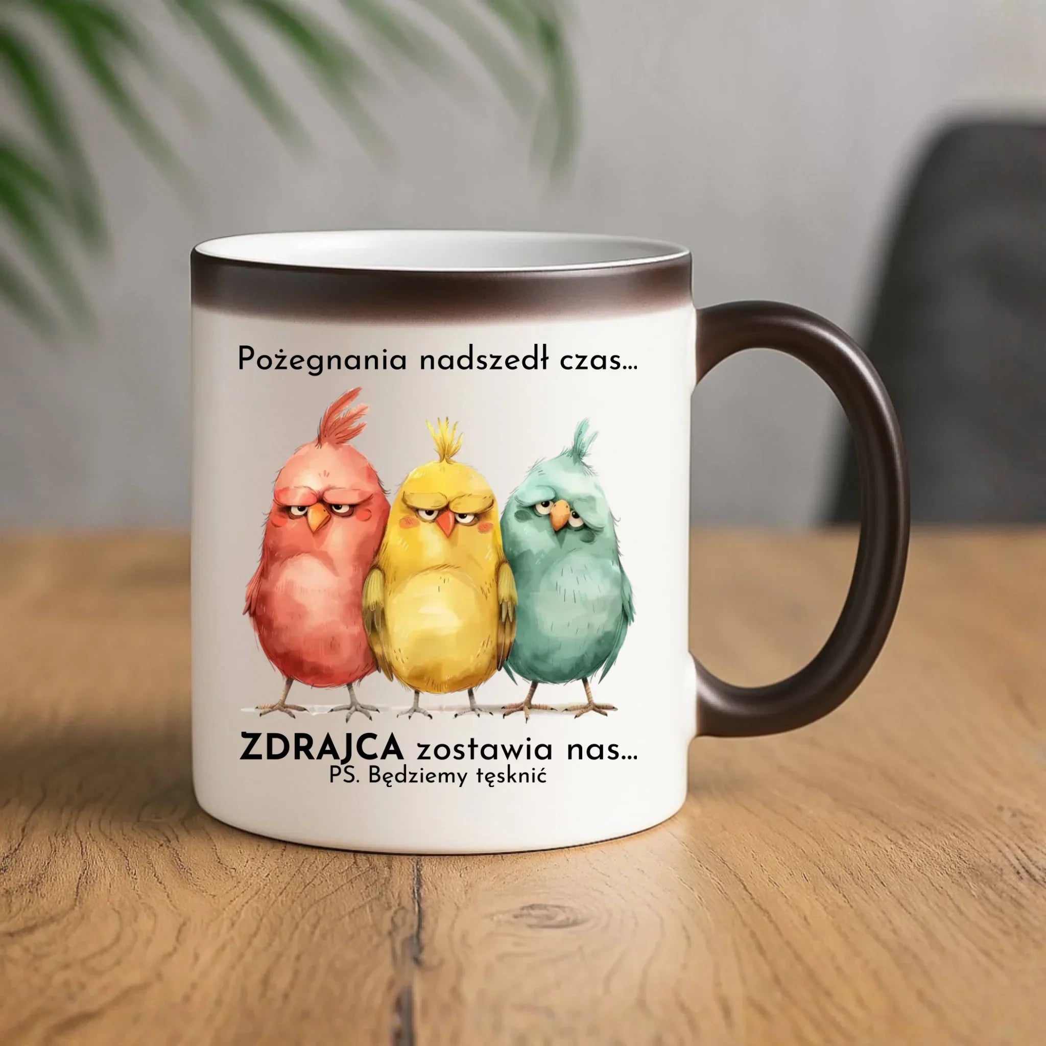 Kubek magiczny na odejście z pracy - Pożegnania nadszedł czas OP05 - StoryCups.pl