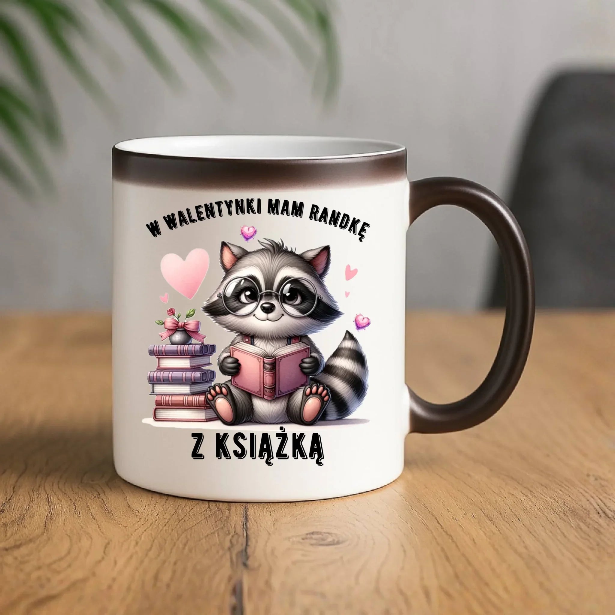Kubek magiczny na Walentynki dla mola książkowego – Mam randkę z książką W20 - StoryCups.pl