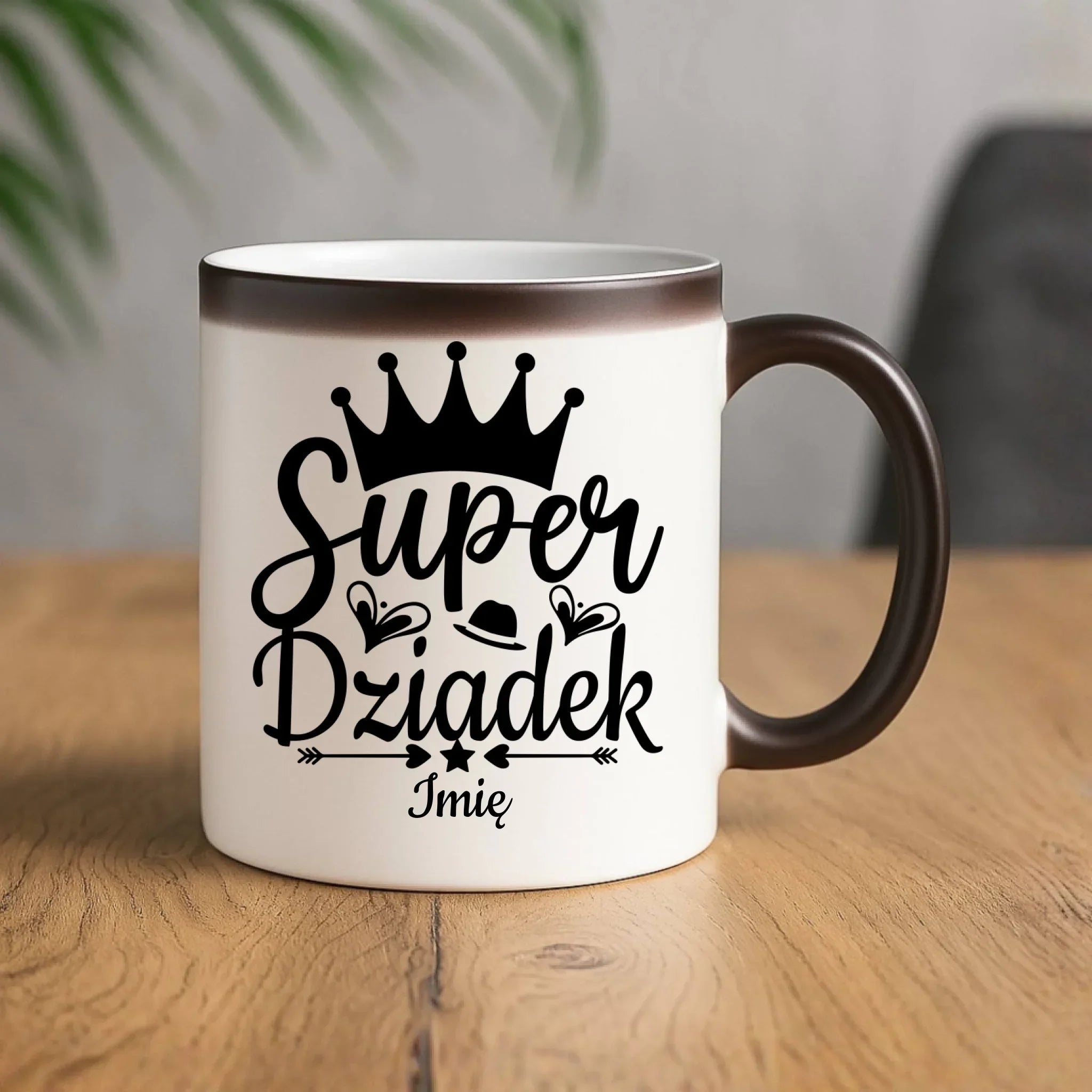 Kubek magiczny dla dziadka - Super Dziadek - personalizowany D03 - StoryCups.pl