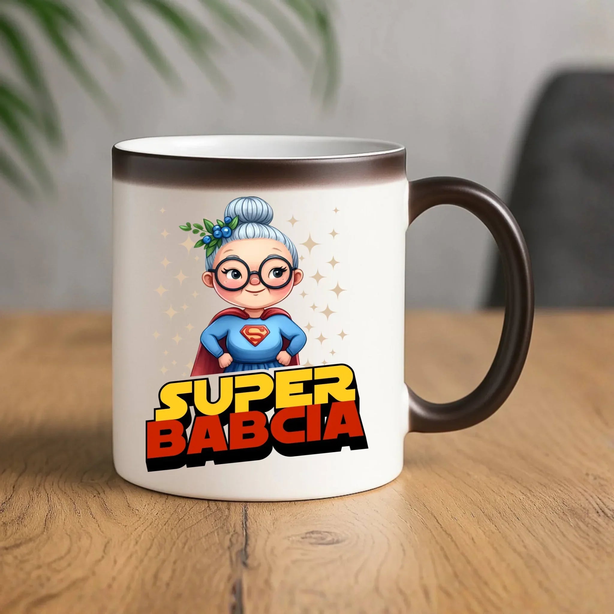 Kubek magiczny dla babci - Super Babcia B29 - StoryCups.pl