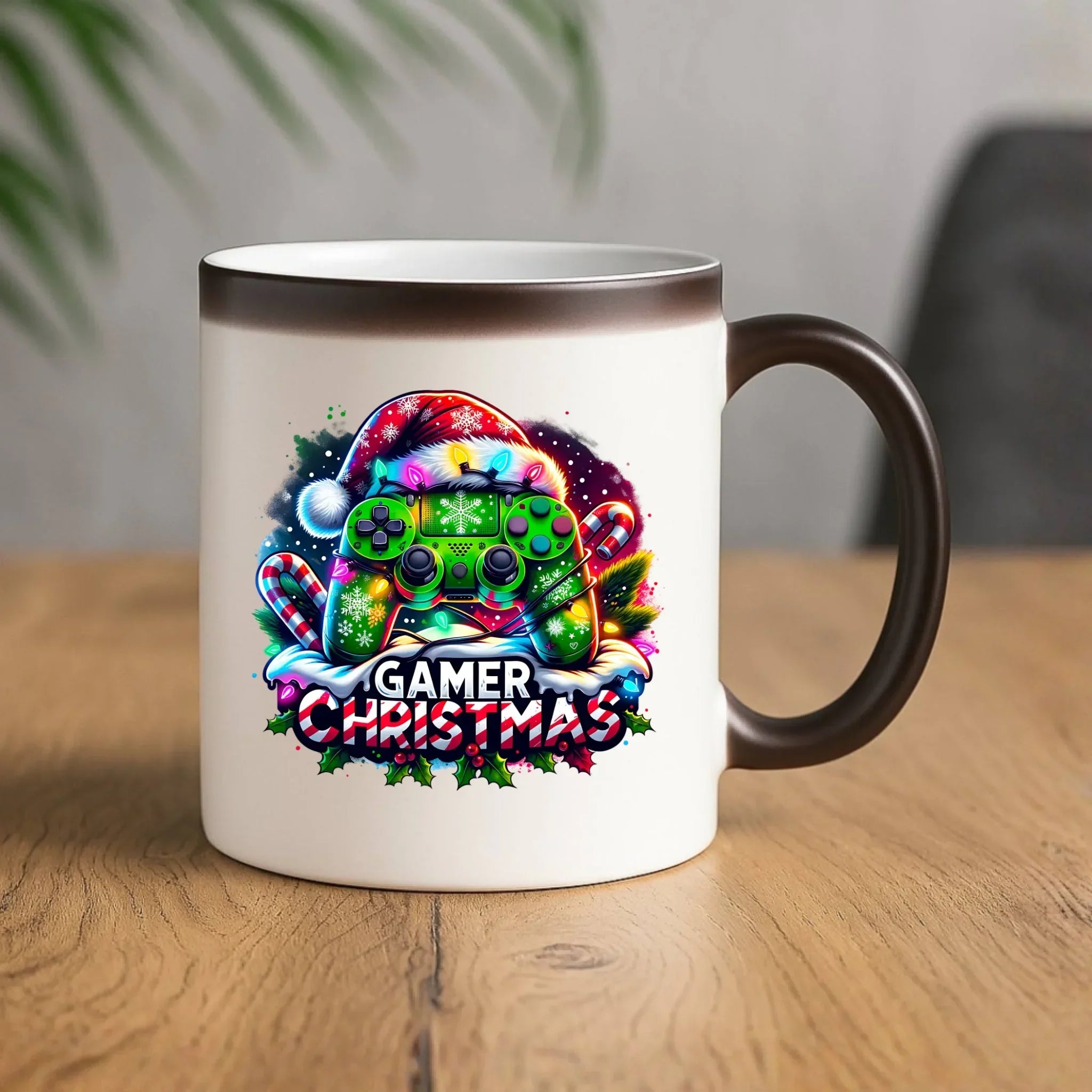 Kubek magiczny świąteczny - prezent dla gracza - Christmas gamer BN22 - StoryCups.pl