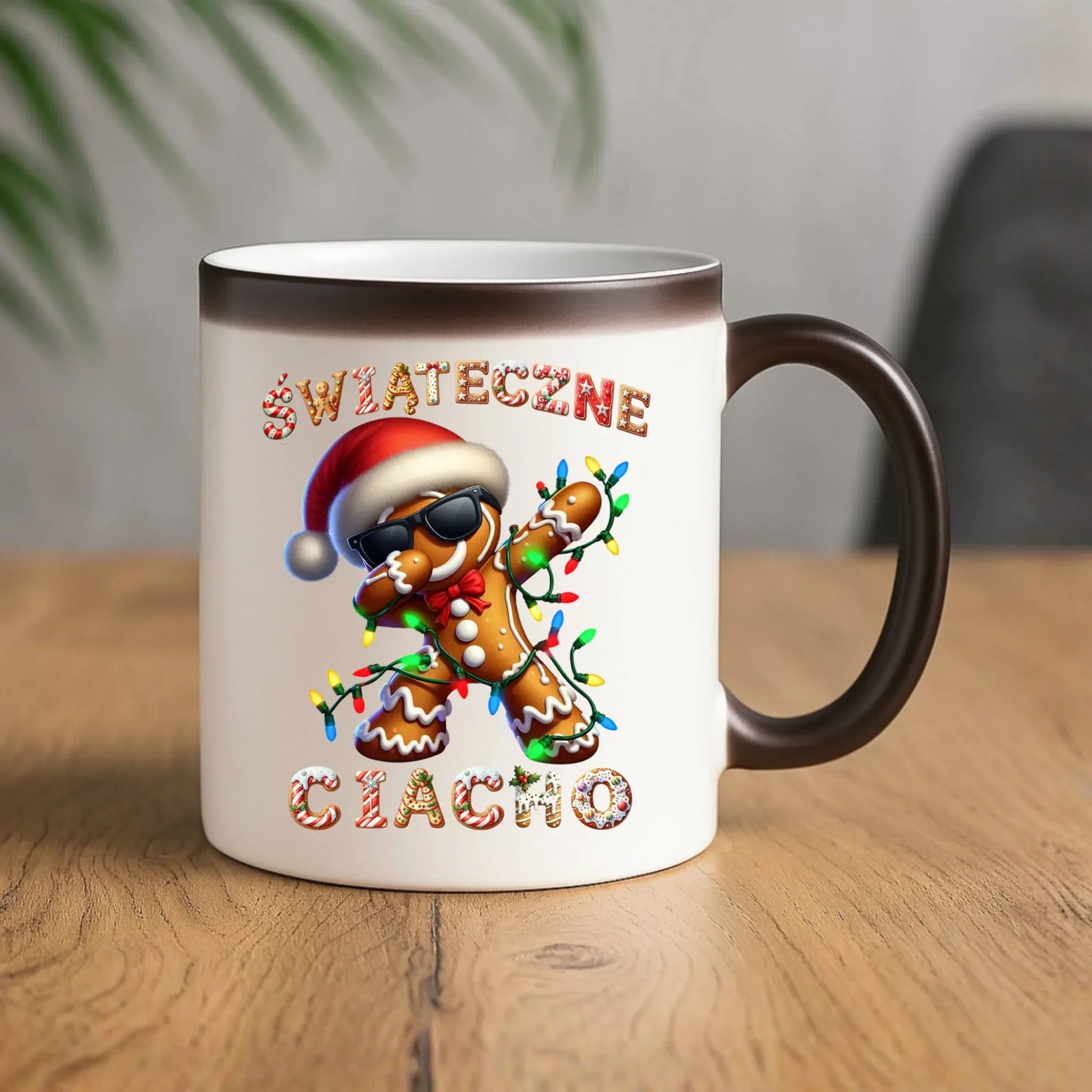 Kubek magiczny świąteczny - Świąteczne Ciacho BN25 - StoryCups.pl