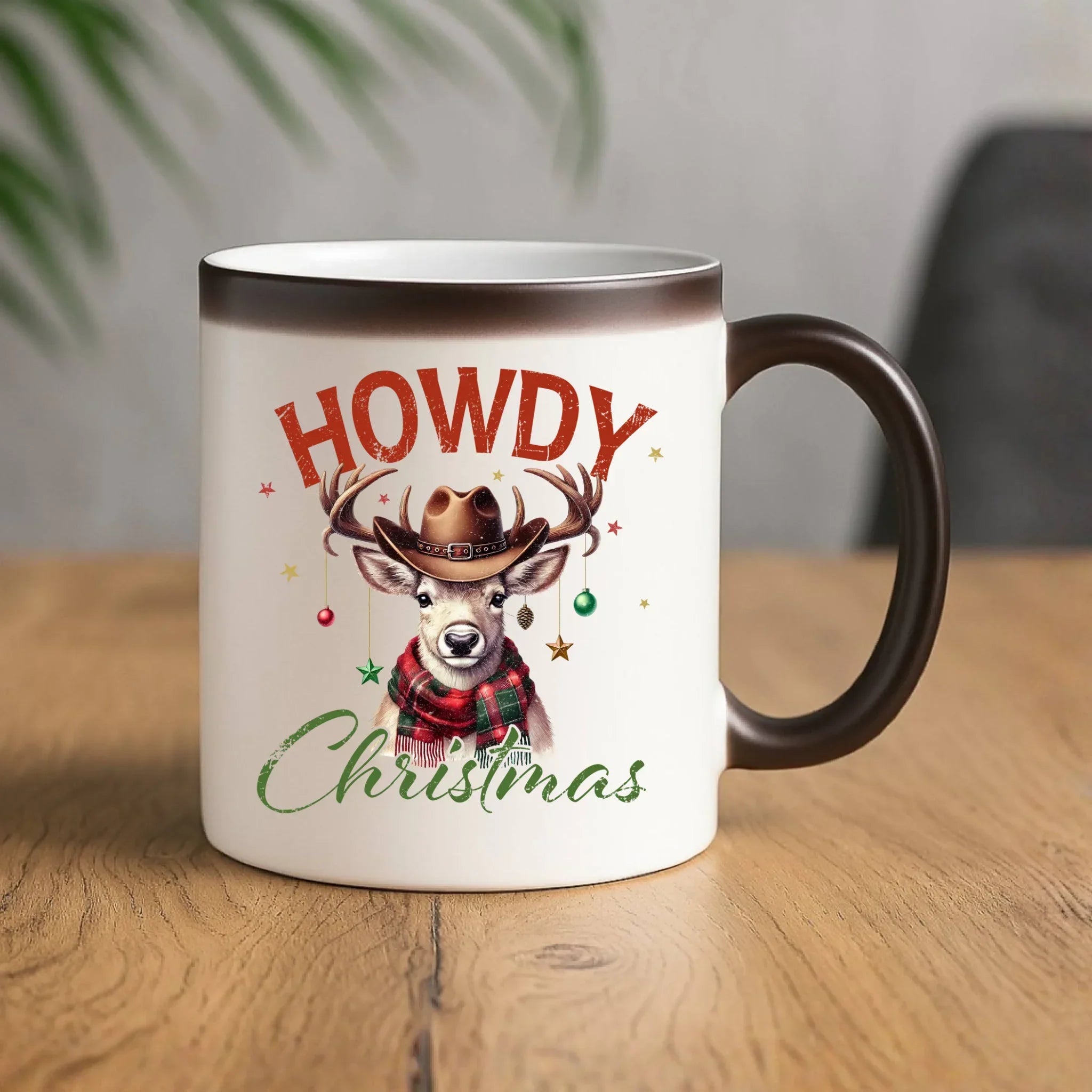 Kubek magiczny świąteczny - Howdy Christmas BN54 - StoryCups.pl