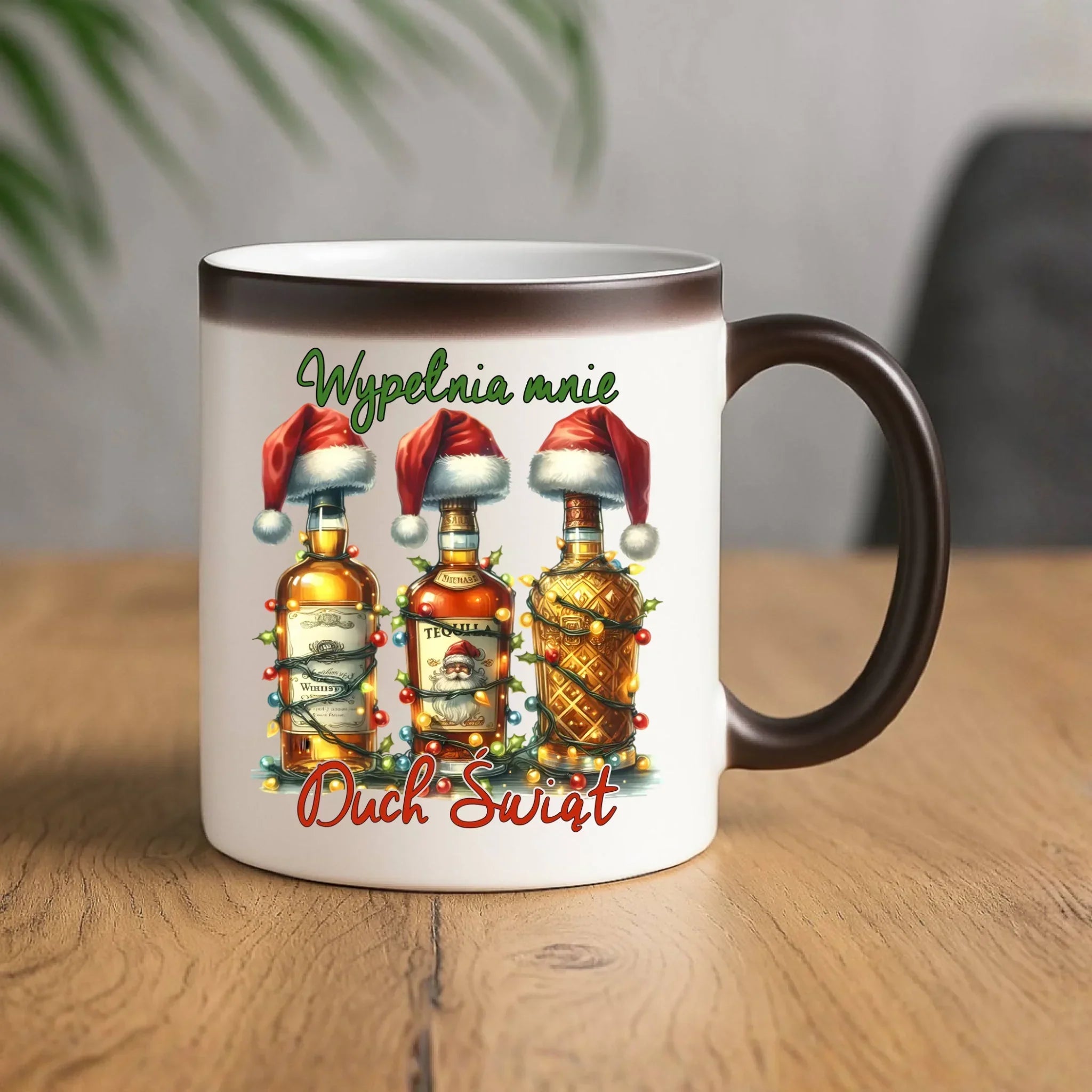 Kubek magiczny świąteczny - Wypełnia mnie Duch Świąt BN69 - StoryCups.pl