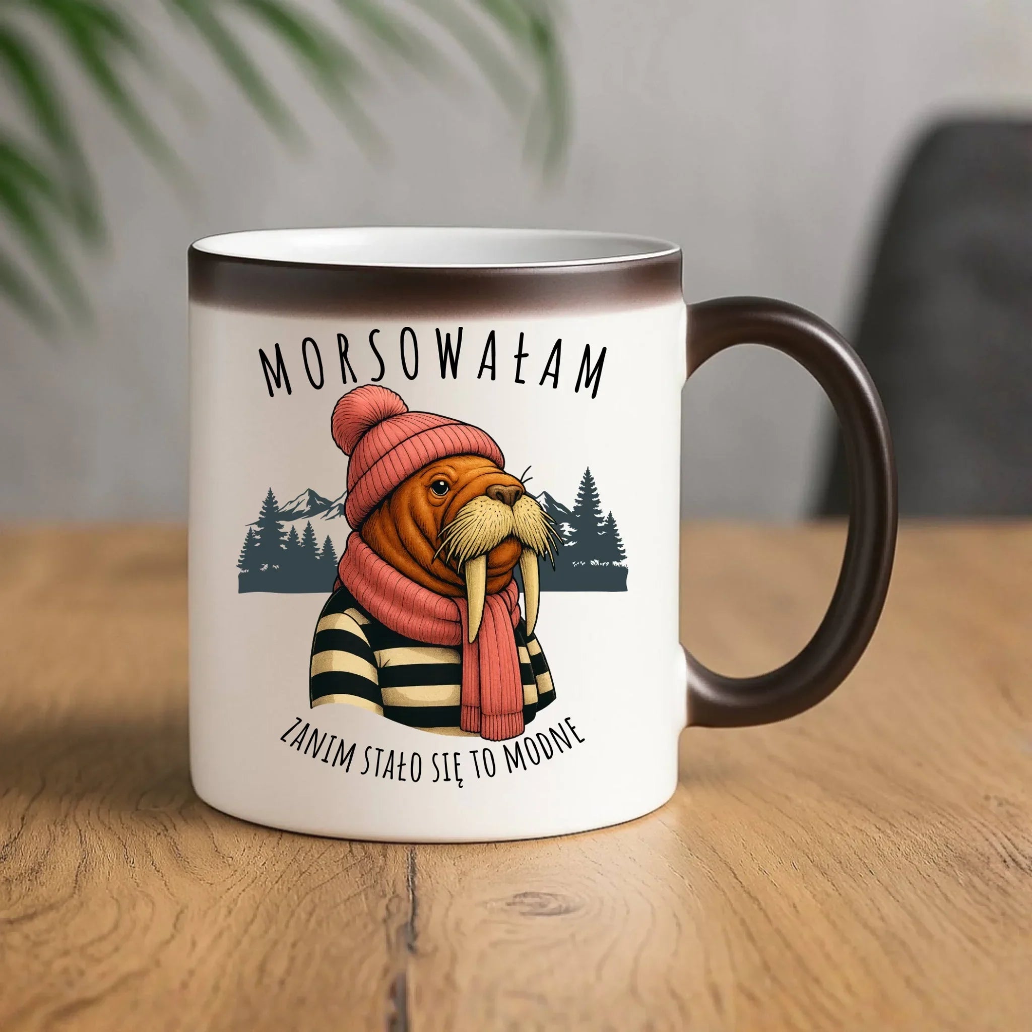 Kubek magiczny - prezent dla morsa - Morsowałam zanim stało się to modne - Mors HM21 - StoryCups.pl