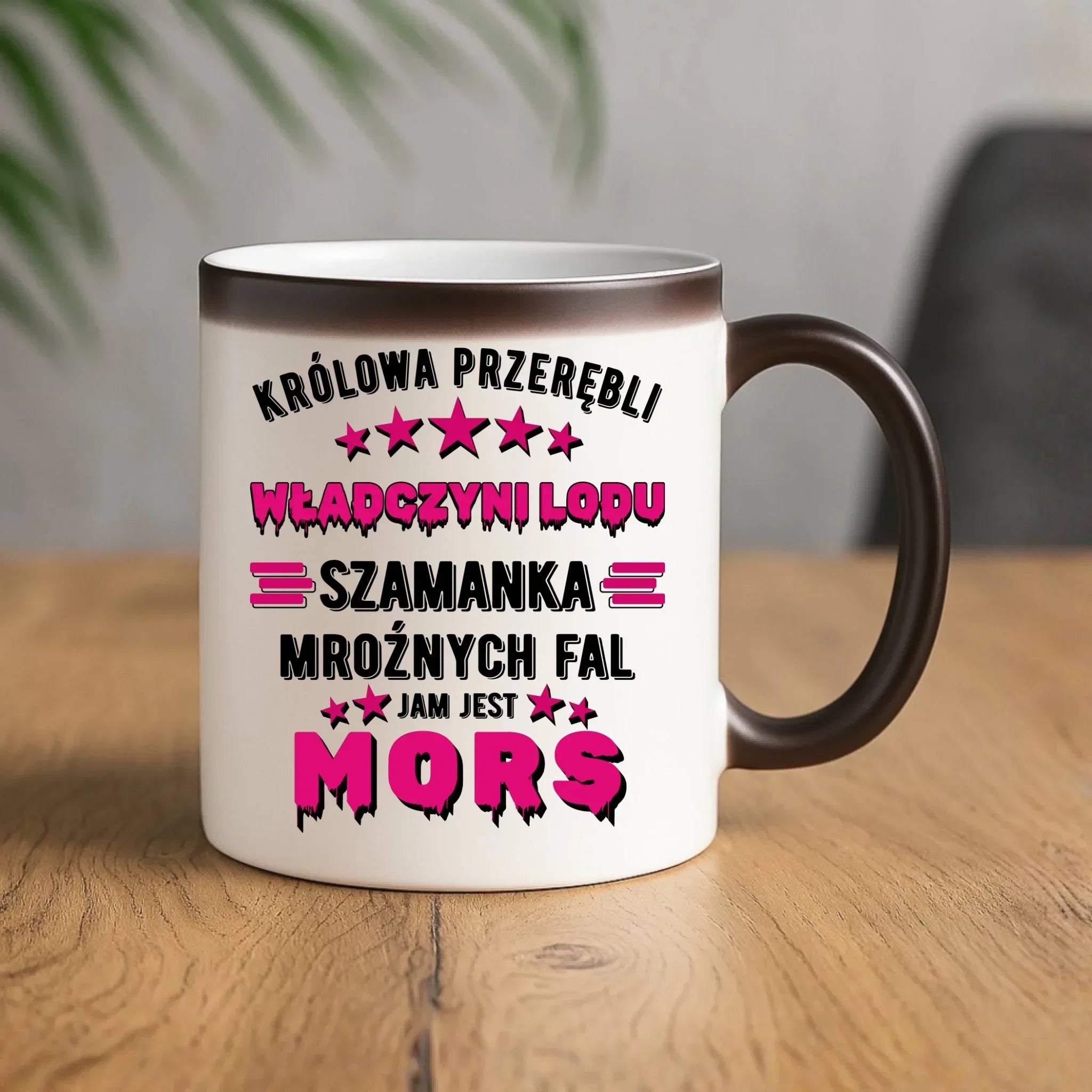 Kubek magiczny - prezent dla morsa - Królowa przerębli Jam jest mors HM17 - StoryCups.pl