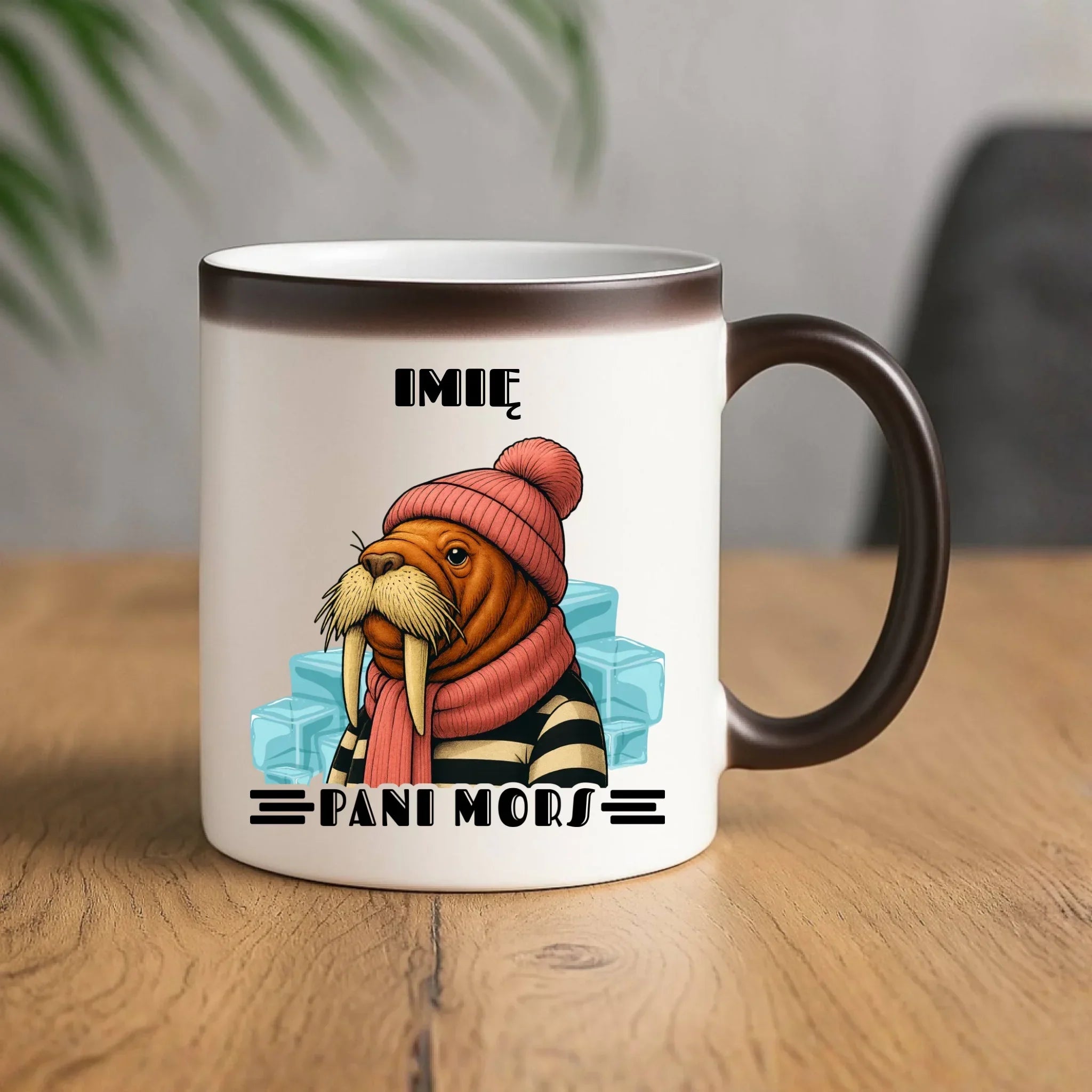 Kubek magiczny - prezent dla morsa - Pani Mors - personalizowany HM16 - StoryCups.pl