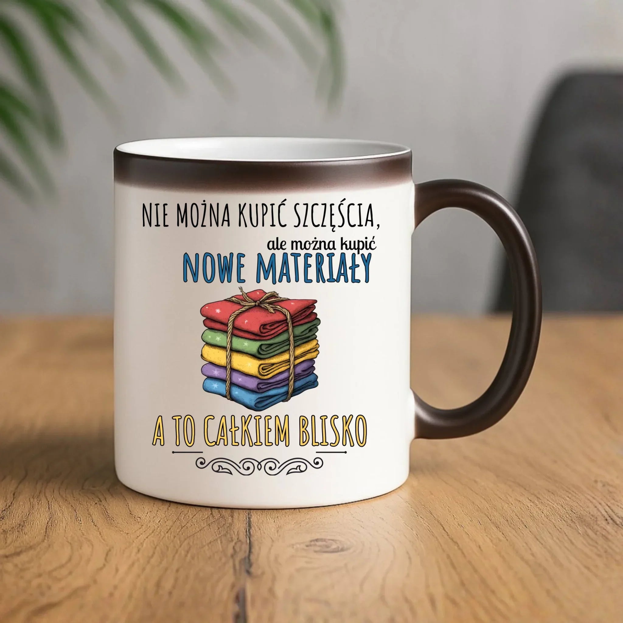 Kubek magiczny szyciowy dla krawcowej - Nie można kupić szczęścia HS03 - StoryCups.pl