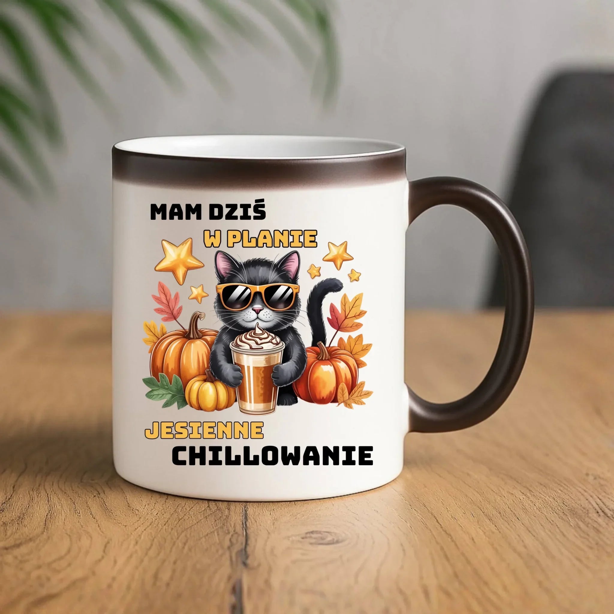 Kubek magiczny jesienny - Mam dziś w planie jesienne chillowanie JS34 - StoryCups.pl