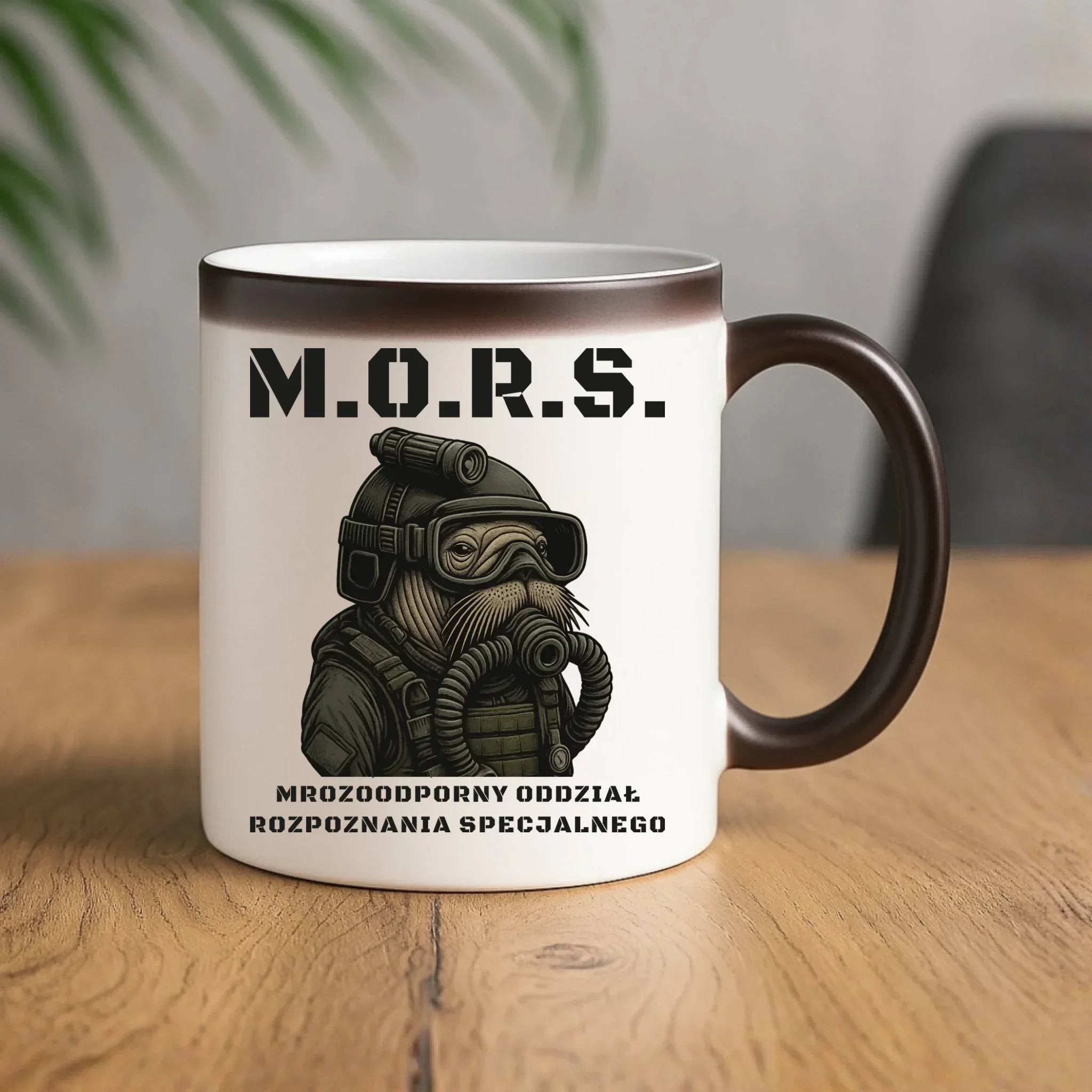 Kubek magiczny - prezent dla morsa - M.O.R.S. Mrozoodporny Oddział Rozpoznania Specjalnego HM20 - StoryCups.pl