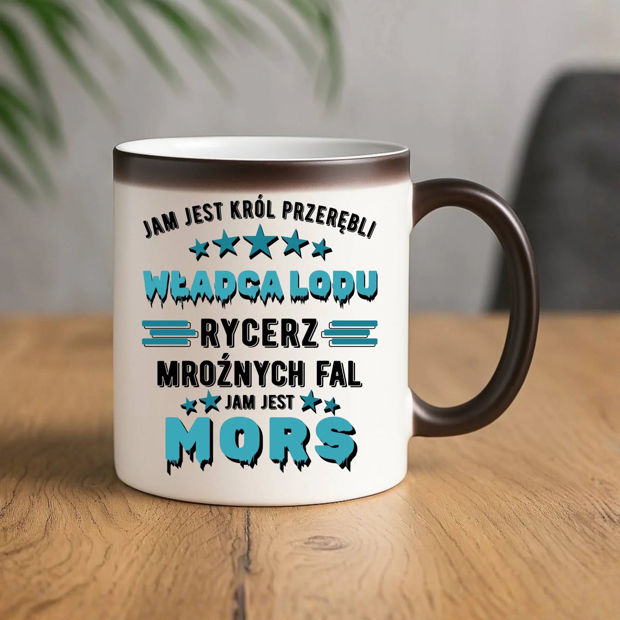 Kubek magiczny - prezent dla morsa - Jam jest Król przerębli Jam jest mors HM13 - StoryCups.pl