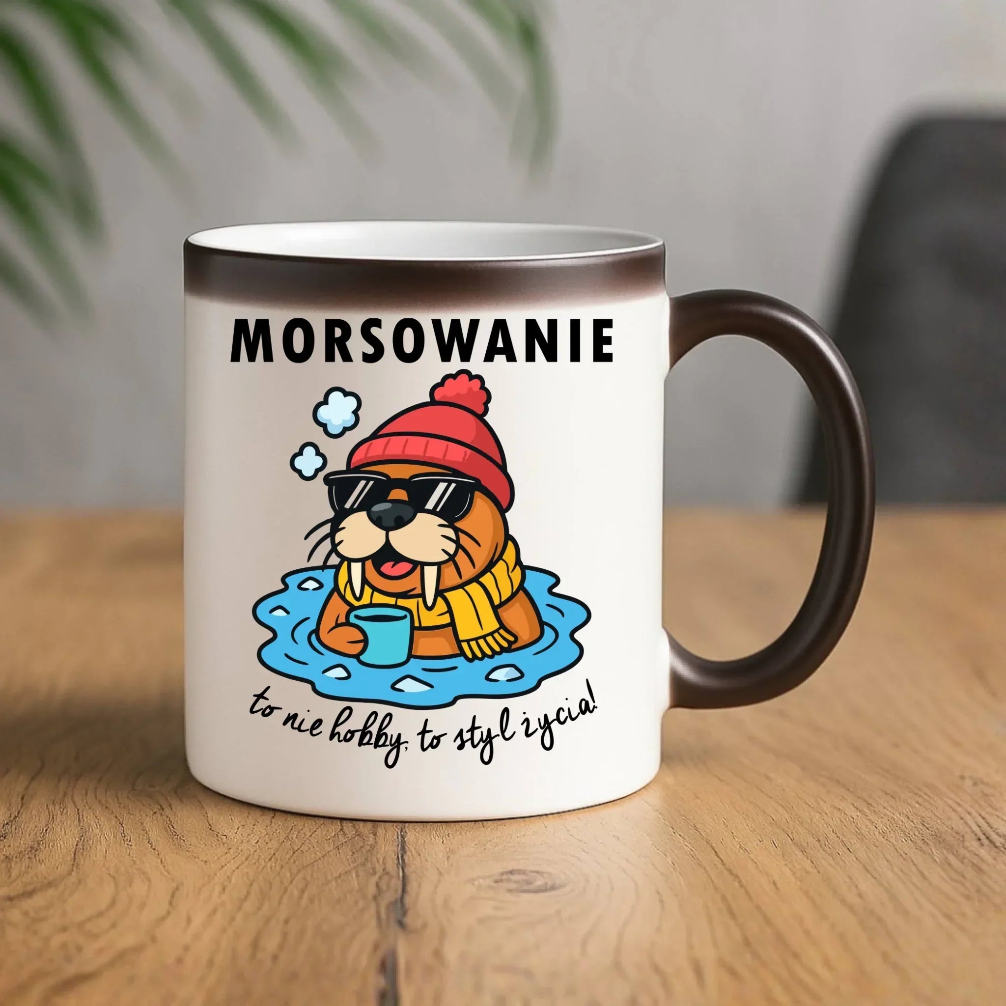 Kubek magiczny - prezent dla morsa - Morsowanie to styl życia HM10 - StoryCups.pl